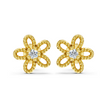 Beaded Blossom Studs
