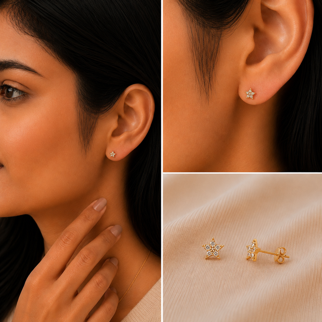 Twinkling Star Studs