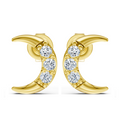 Crescent Glow Studs