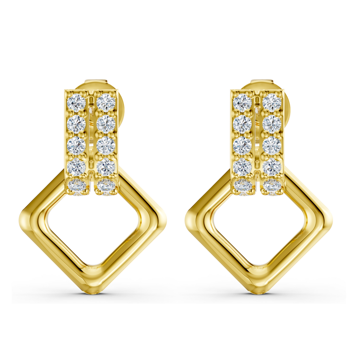 Deco Charm Drop Studs