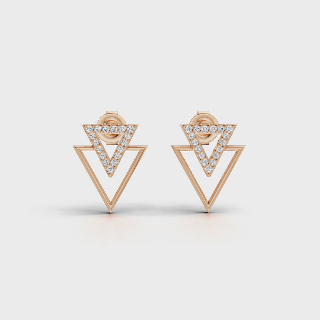 Geo Trinity Triangle Charm