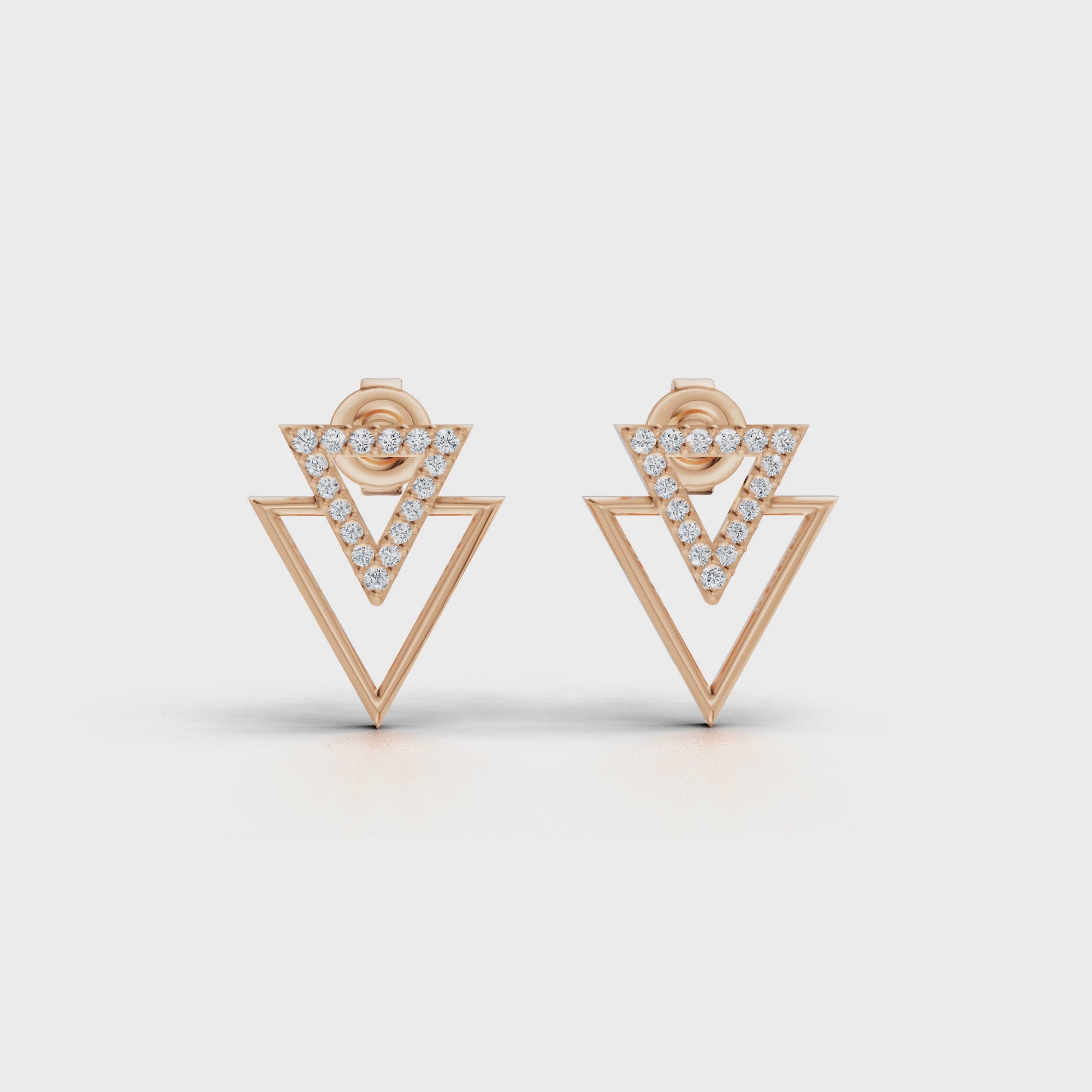 Geo Trinity Triangle Charm