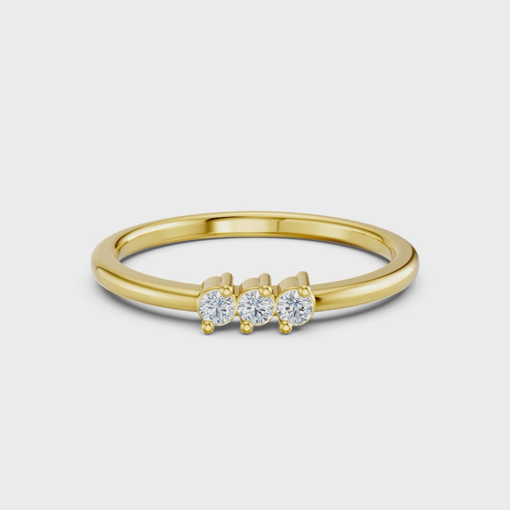 Trinity Spark Diamond Ring