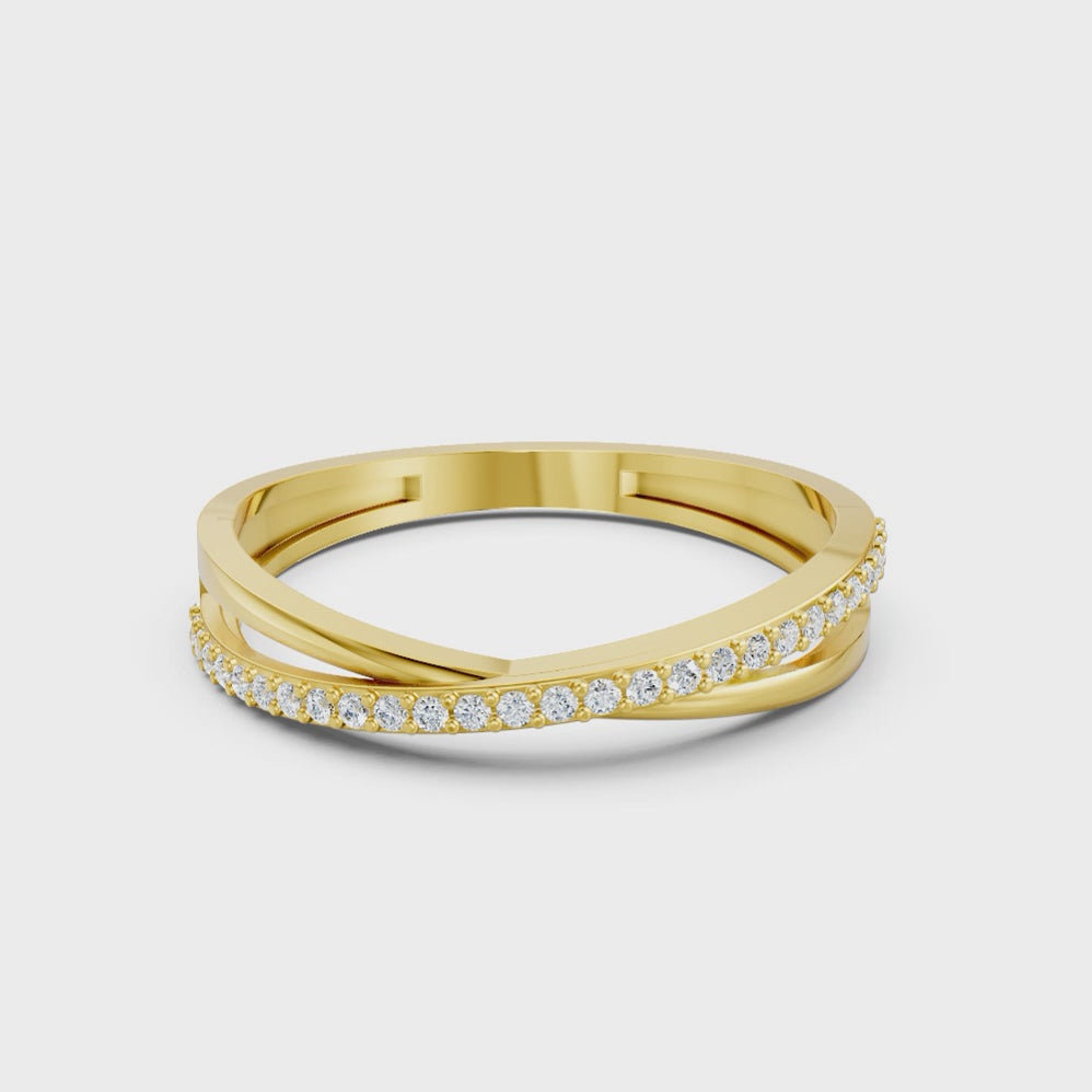 Grace Wave Diamond Ring