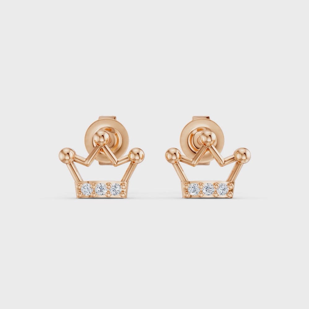 Royal Crown Studs