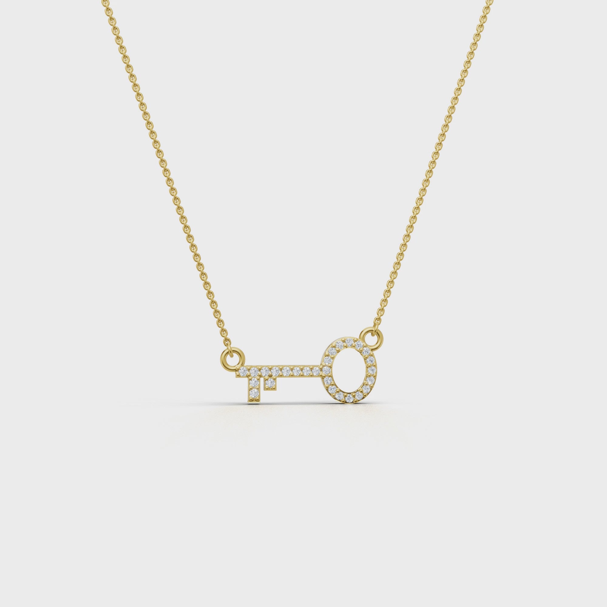 Vintage Key Spark Charm