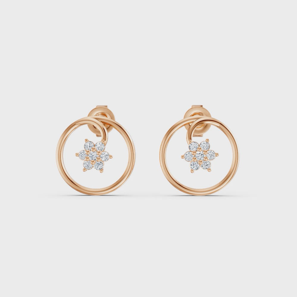 Halo Blossom Studs